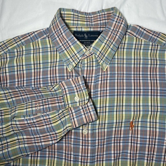 Ralph Lauren Other - Ralph Lauren Blake Men's‎ Cotton Long Sleeve Button Sz L